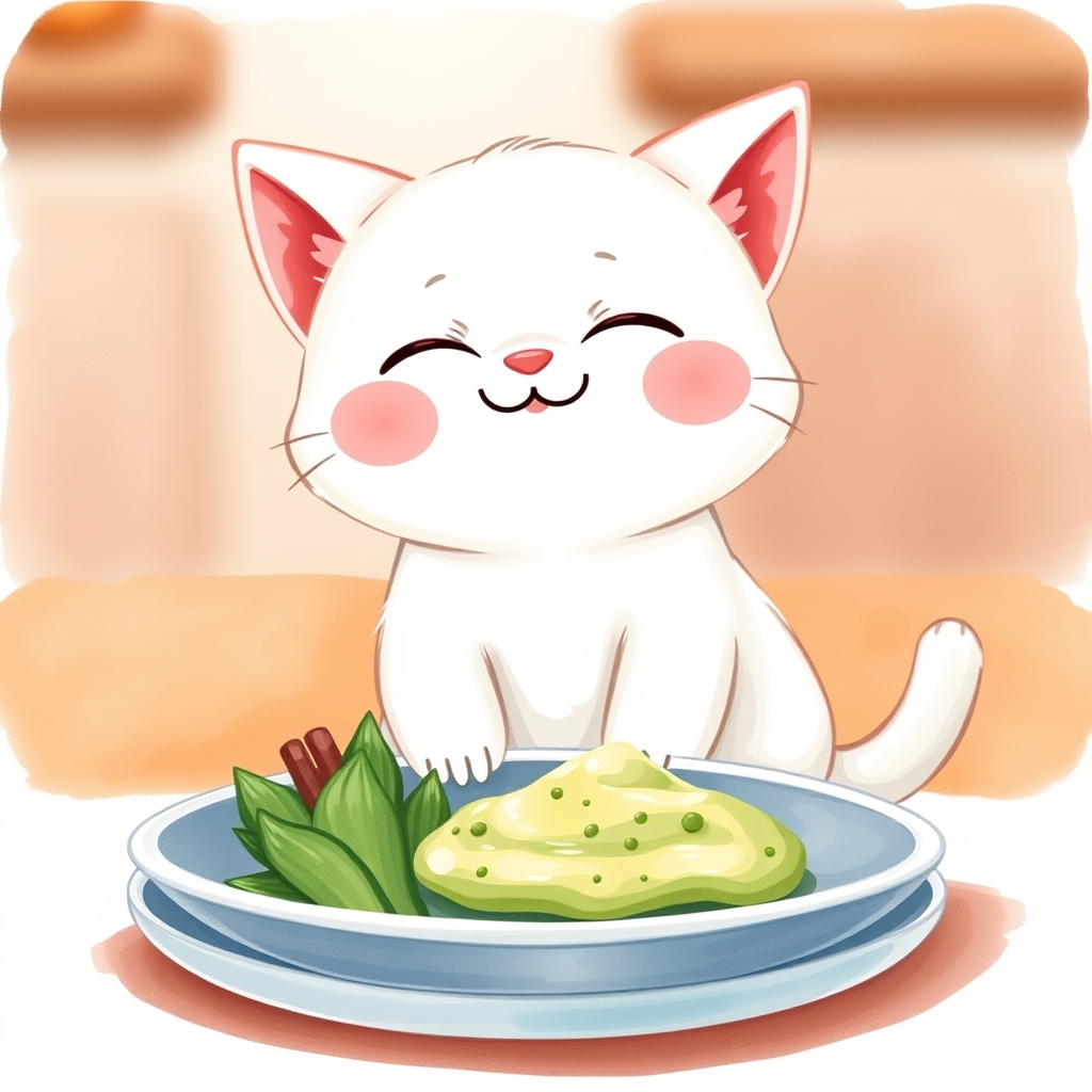夜ごはんを楽しみにする maomao