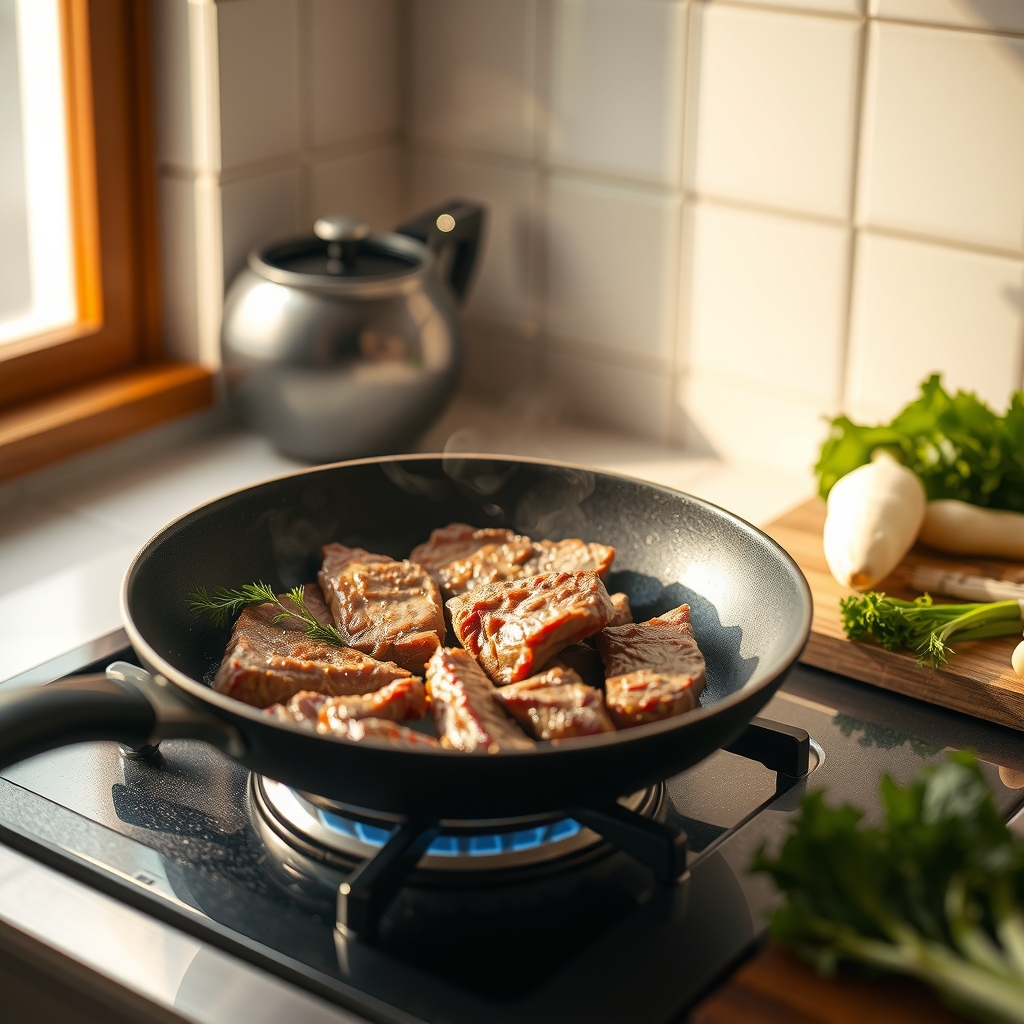 牛肉は まだ 冷蔵庫